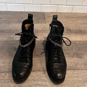Jimmy Choo combat boots